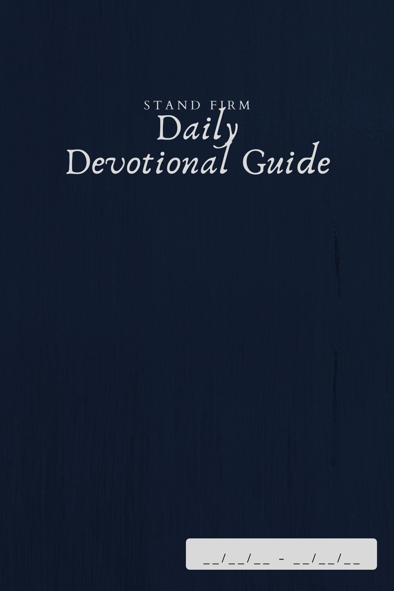 Daily Devotional Guide