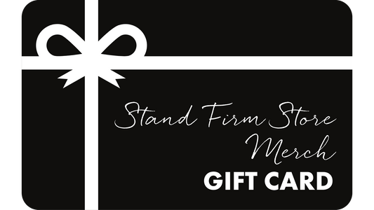 Stand Firm Store MERCH Card