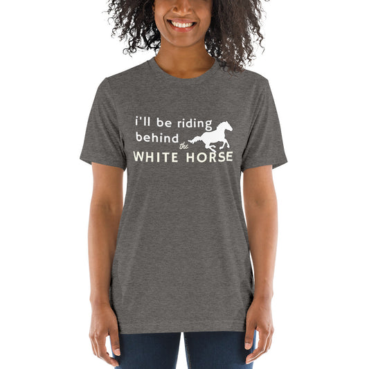 White Horse Inspired Women's T-Shirt (Gray)